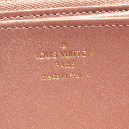 Louis Vuitton Round Wallet Zippy Coussin Rose Gold Leather Pink — view 4