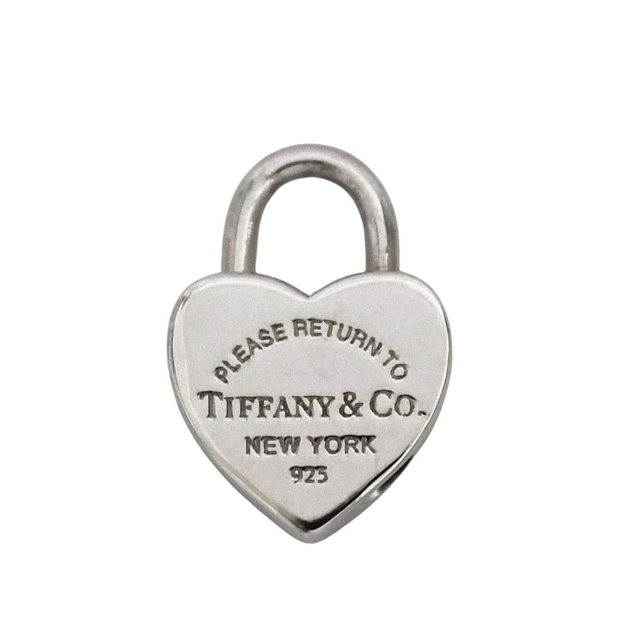 Tiffany & Co Return to Tiffany Heart Lock Pendant Silver Top Only 925