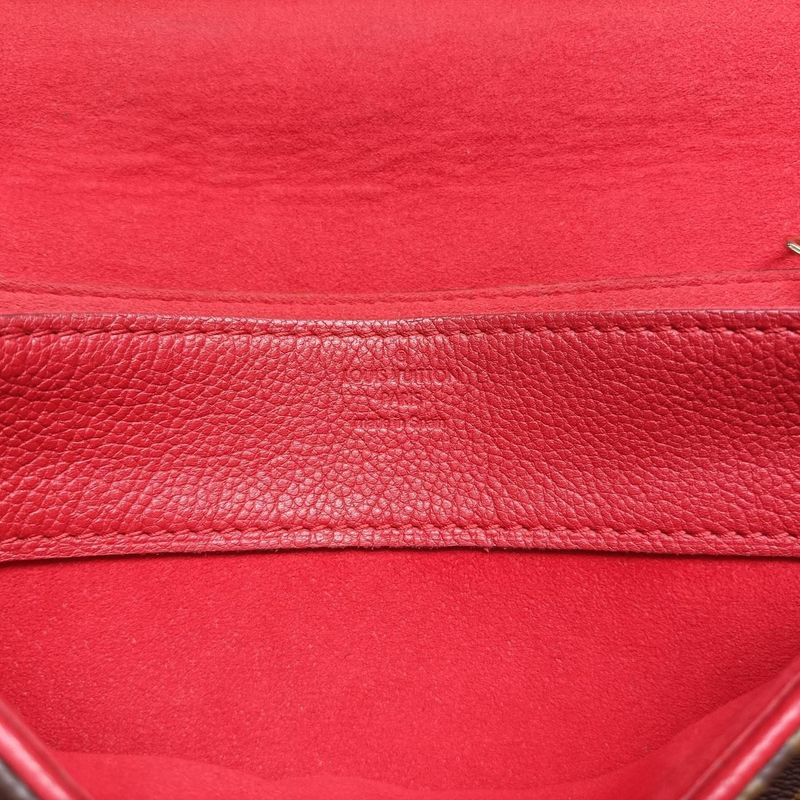 Louis Vuittonpallas Chain Monogram / Brownish X Threes Monogram Canvas And