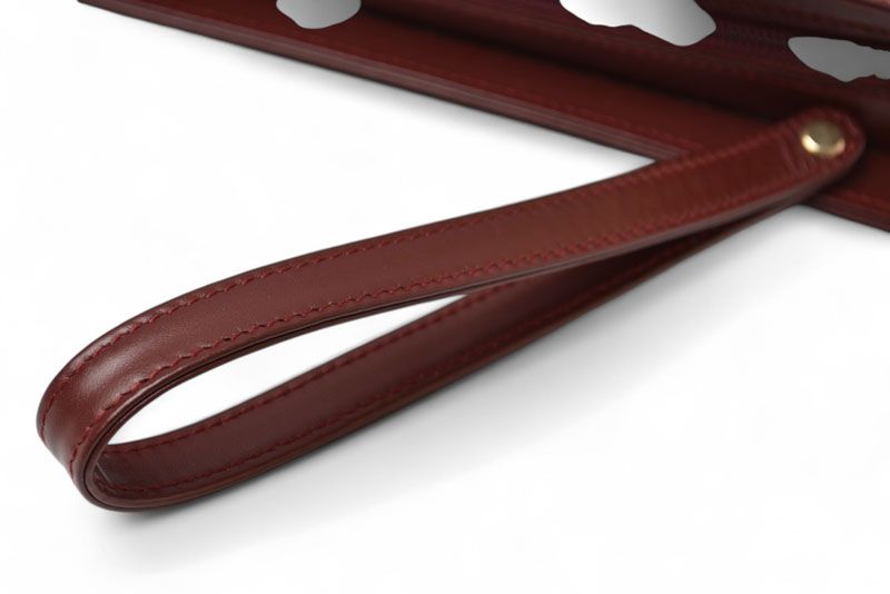 Cartier Clutch Bag Must Line Cartier Vintage Men's Bag Leather Bordeaux