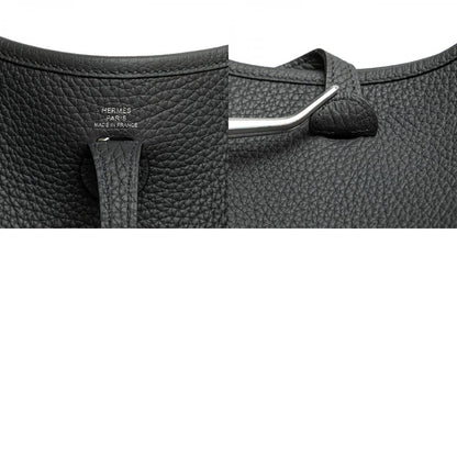 Hermes Evelyn TPM Crossbody Shoulder Bag Grimisty Grey Silver Hardware Taurillon