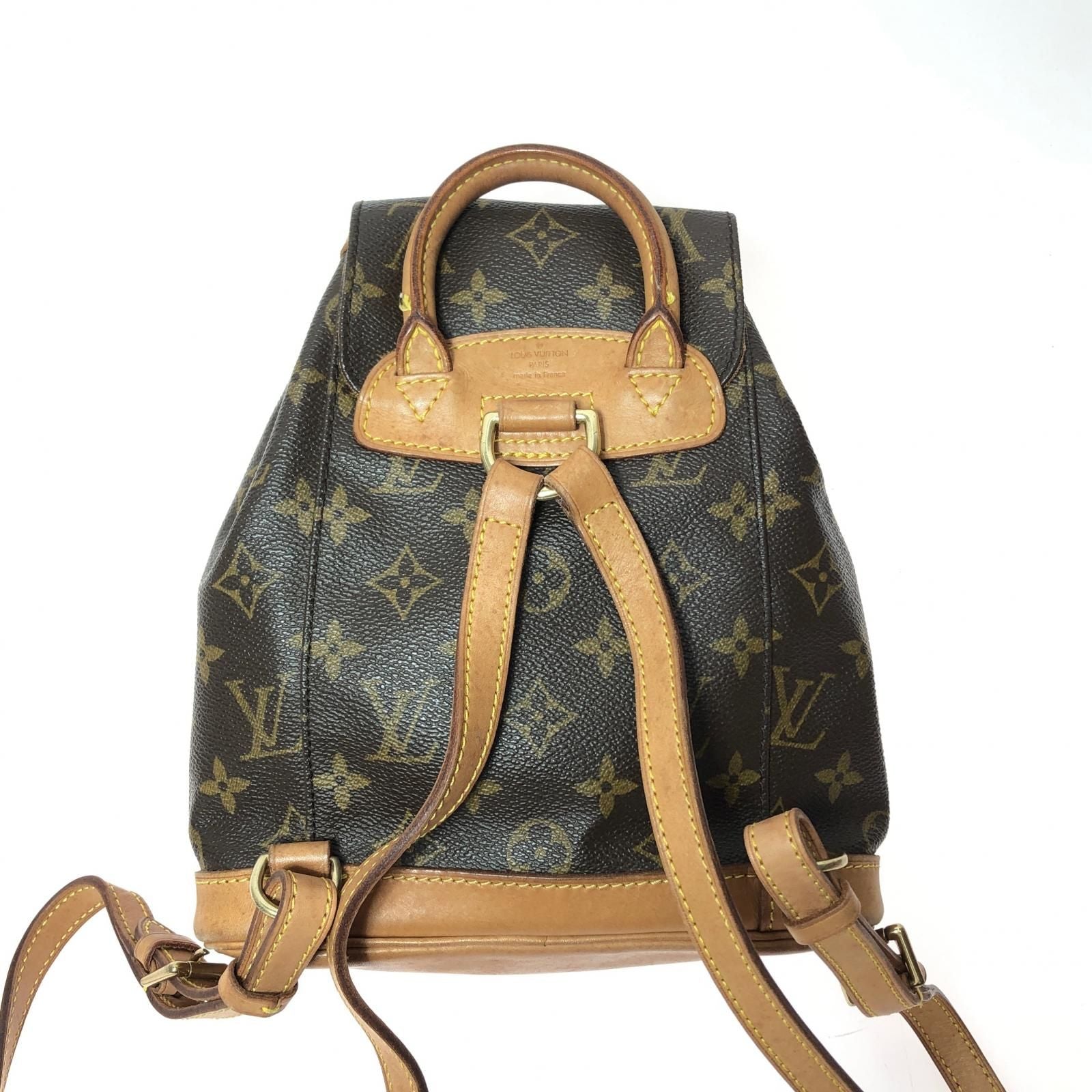 Louis Vuitton Women's Rucksack Monogram Mini Monsuri M51137 Brown