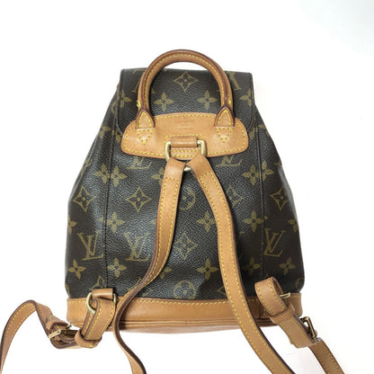 Louis Vuitton Women's Rucksack Monogram Mini Monsuri M51137 Brown