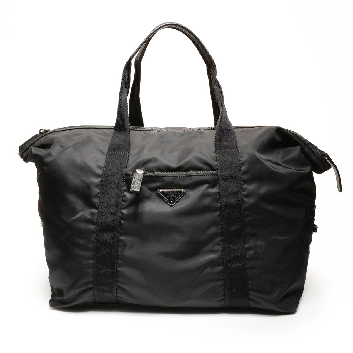 Prada Boston Bag Nylon Triangle Logo
