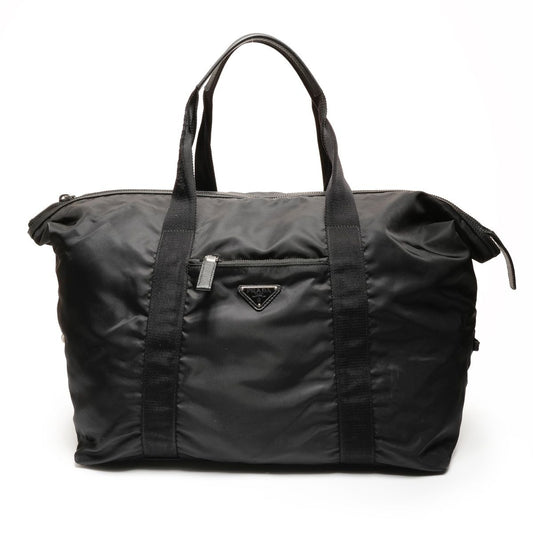 Prada Boston Bag Nylon Triangle Logo