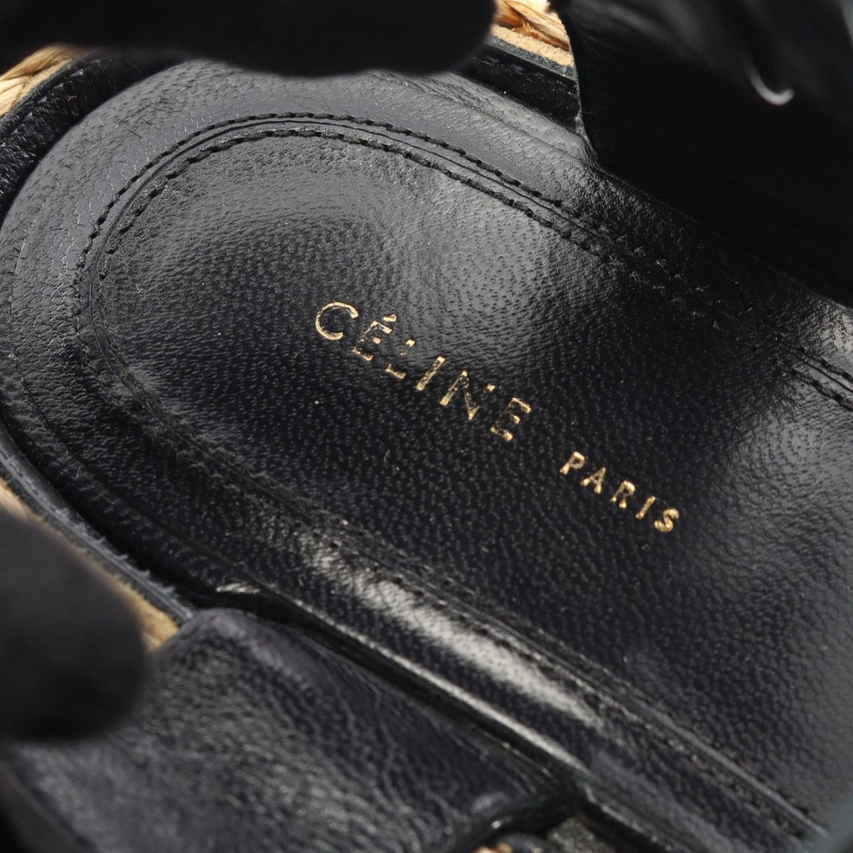 Celine Sandals Leather Black 36 — view 5