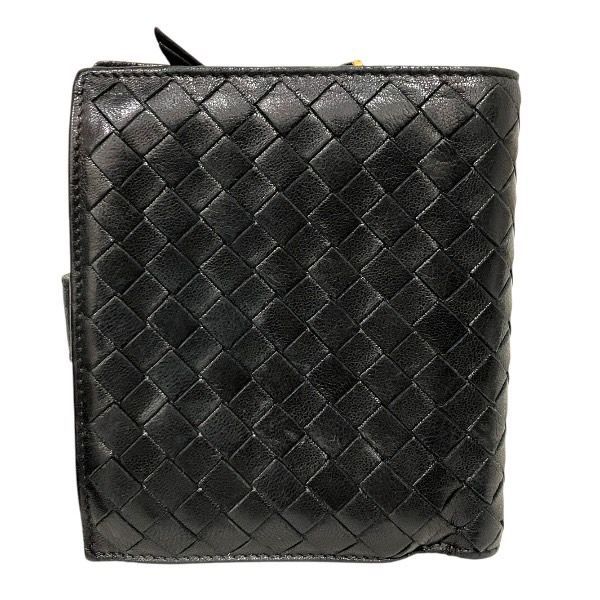 Bottega Veneta Intrecciato 114073-v0013-1000 Round Zipper Bifold Wallet Unisex