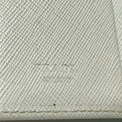 Prada Bifold Wallet - Beige Leather