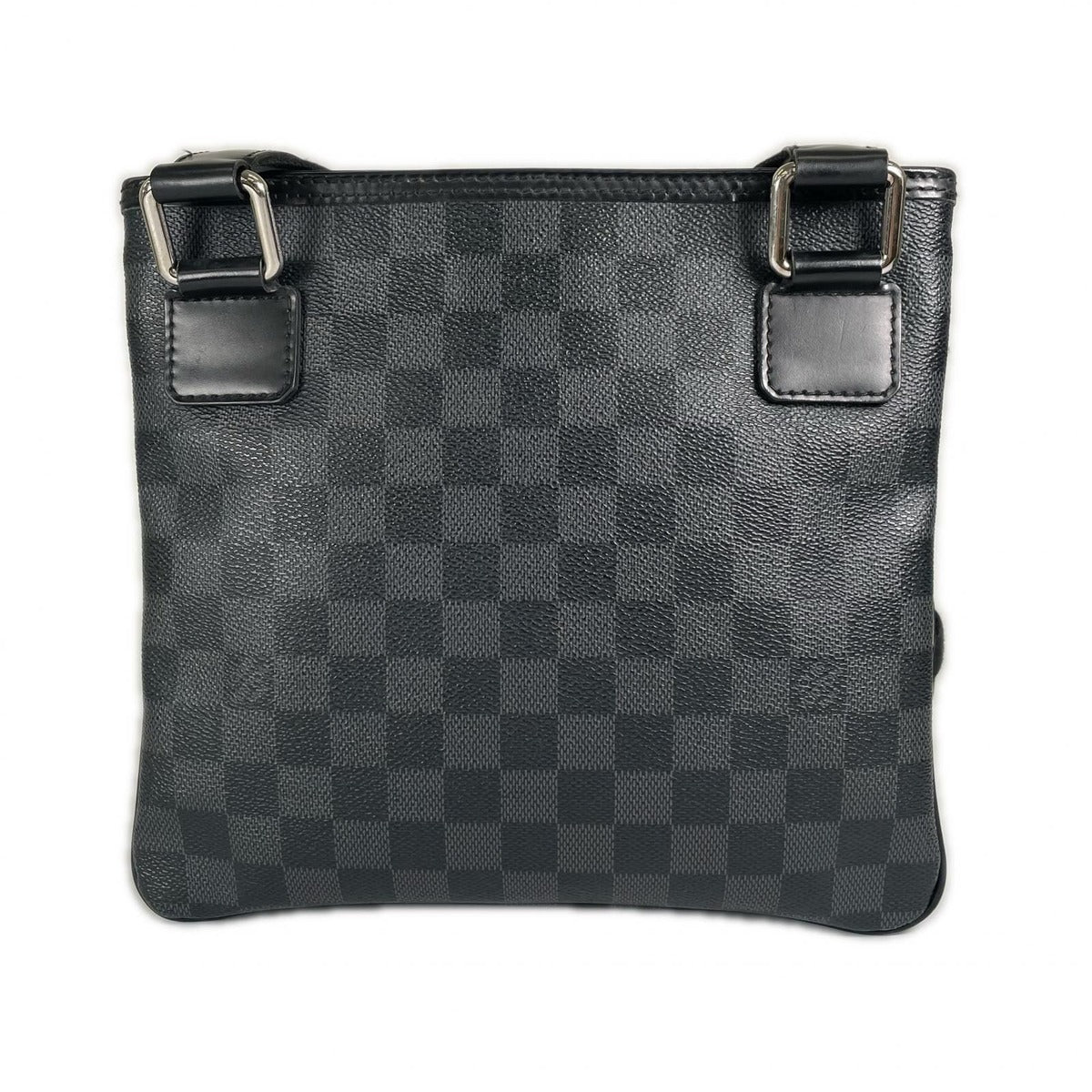 Louis Vuitton Thomas Damier Graphite Leather Black Shoulder Bag — view 2