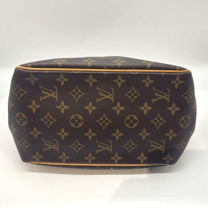 Louis Vuitton Monogram Patignol M51156 Handbag Brown Preowned 005383
