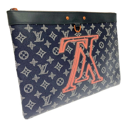 Louis Vuitton M62905 Monogram Ink PVC Pochette Apollo Navy 359655 Second Bag