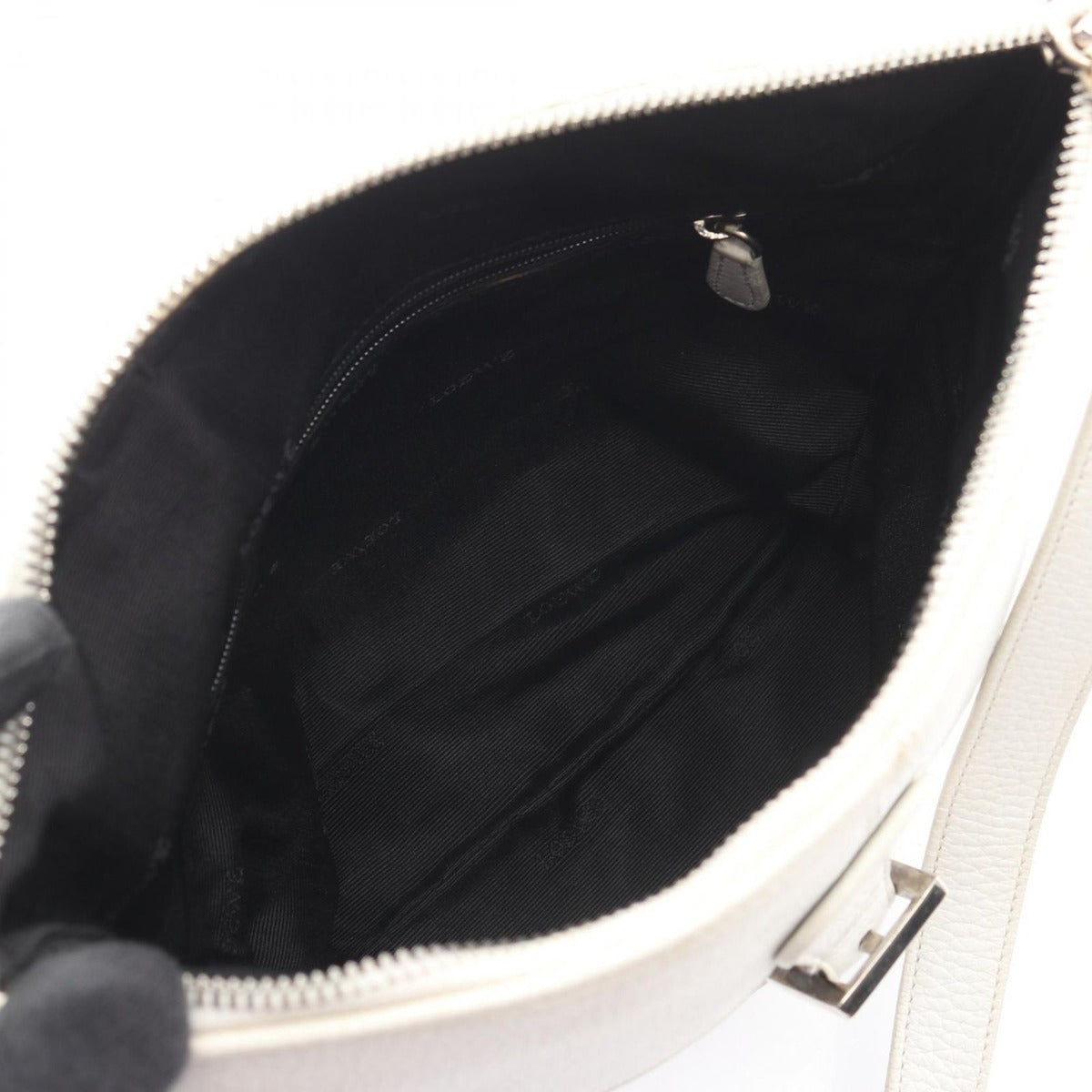 Loewe Shoulder Bag Crossbody White Leather — view 3