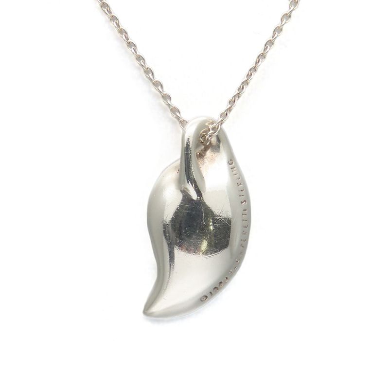 Tiffany & Co Necklace Leaf Motif 925 Silver Approx 3.4g Silver Elsa Peretti