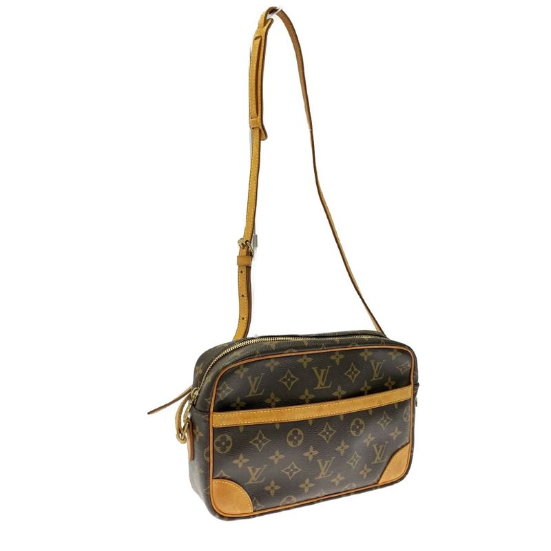 Louis Vuitton M51274 Monogram PVC Trocadero 27 Shoulder Bag Brown 370355
