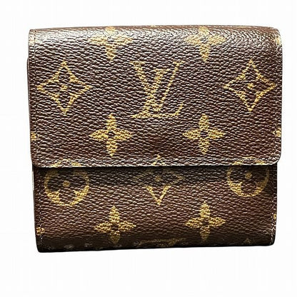 Louis Vuitton Monogram Porte Monet Bier Carte Cles Di M61652 Trifold Wallet