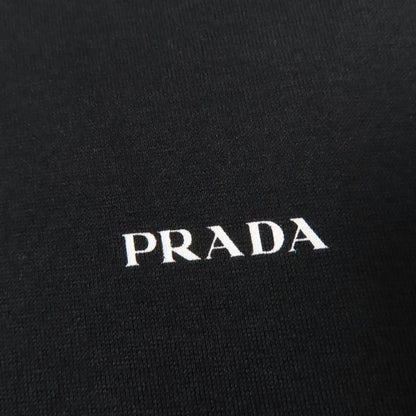 Prada 2020 35838 100% Cotton Triangle Patch Logo Print Short Sleeve T-shirt