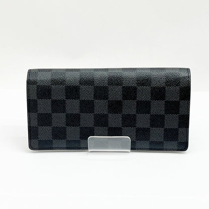 Louis Vuitton Long Wallet Damier Portefeuille Villaza N62665 N62665 Black