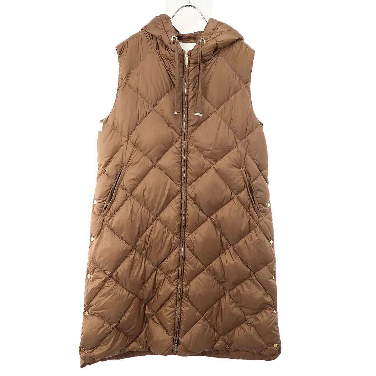 Max Mara Maxmara the Cube Tregil Noslee Budow Coat Brown 44