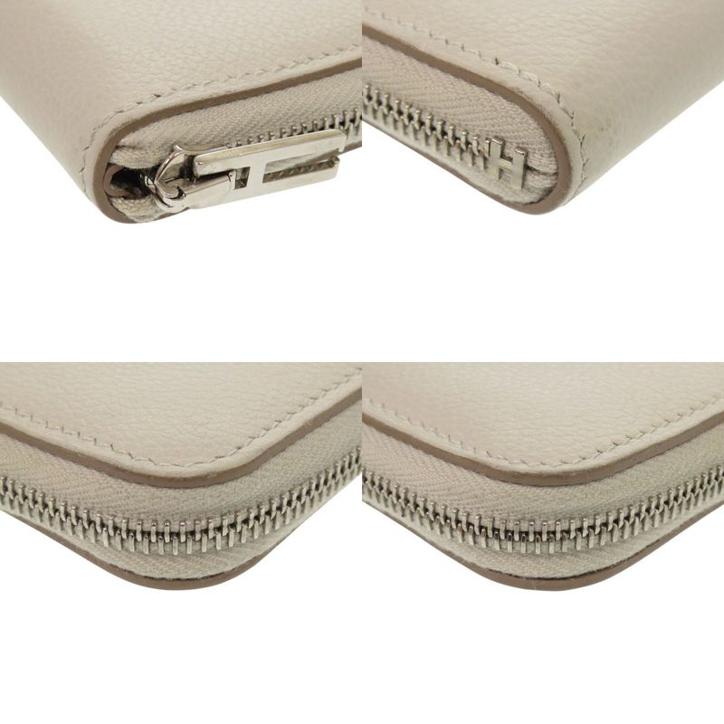 Hermes Zip Angot Evercolor Griper Silver Hardware U Engraved (2022) Card Case