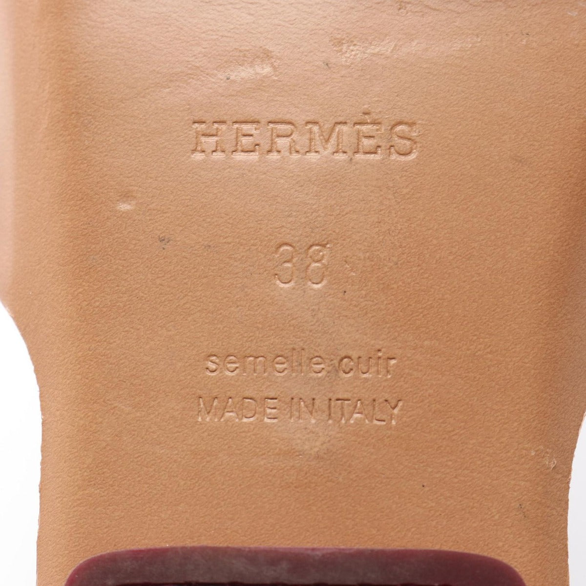 Hermes Sandals Ruse Leather — view 6