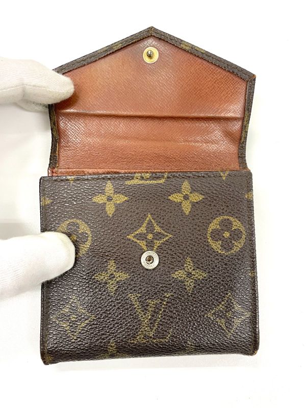 Louis Vuitton Monogram Porte Monet Bier Carte Cles Di Trifold Wallet W Hook