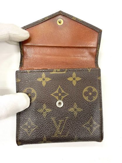 Louis Vuitton Monogram Porte Monet Bier Carte Cles Di Trifold Wallet W Hook