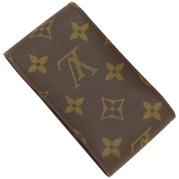 Louis Vuitton Cigarette Case Etui Cigarette Monogram Canvas Monogram Brown