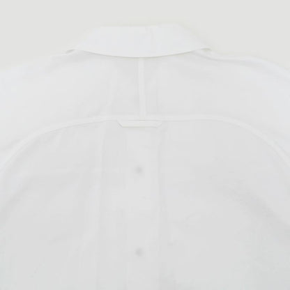 Hermes Shirt Cru De Sel White 36 Size Cotton Long Sleeve Women's