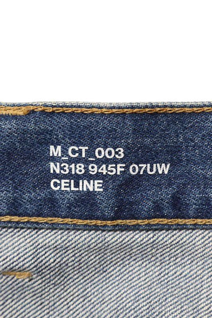 Celine 2n318945f Union Wash Regular Denim Pants Men's 28