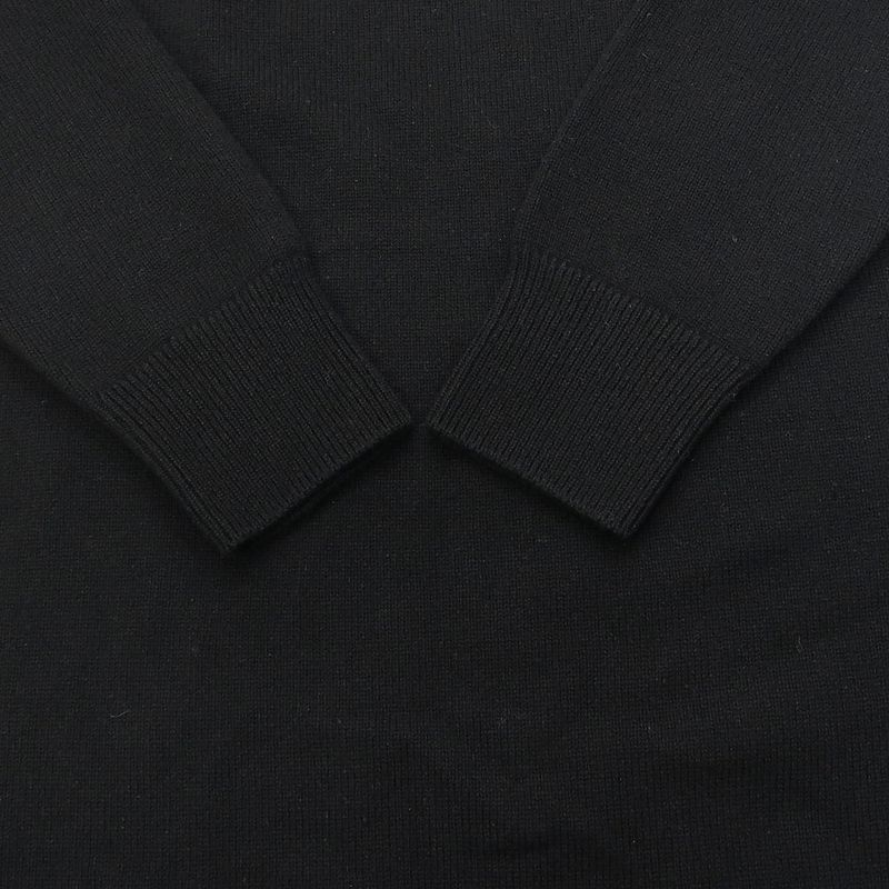 Hermes Asymmetric Dress One Piece Serie 38 BK Cashmere 4h2541d1 Women's