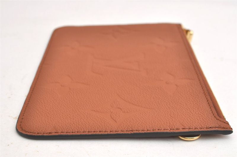 Louis Vuitton Monogram Empreinte Neverfull Pouch Wallet Brown LV 3397n