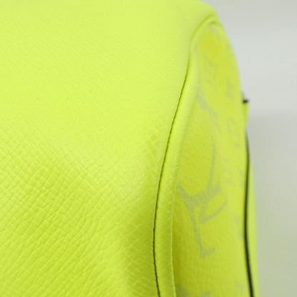 Louis Vuitton Taiga Llama Keepall Bandouliere Bag Neon Yellow — view 2