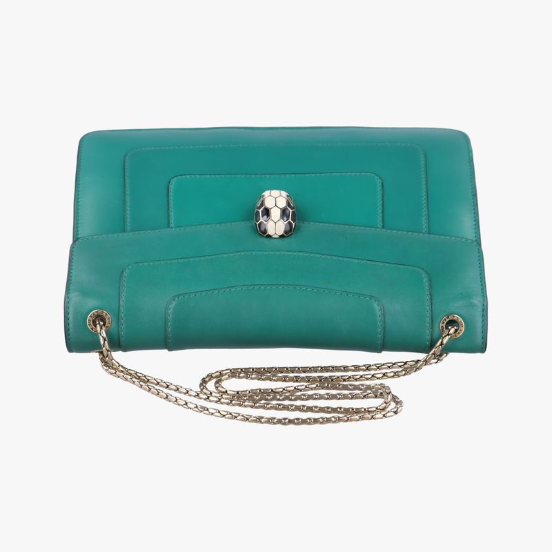 Bulgaribvlgari Serpenti Forever Green Leather Acd1535362