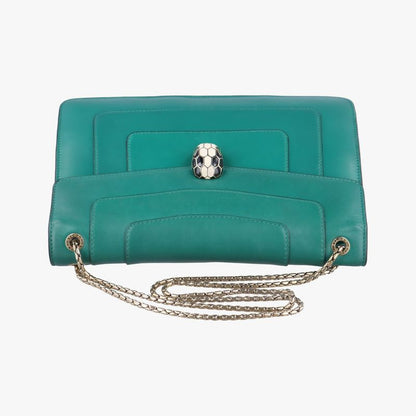 Bulgaribvlgari Serpenti Forever Green Leather Acd1535362