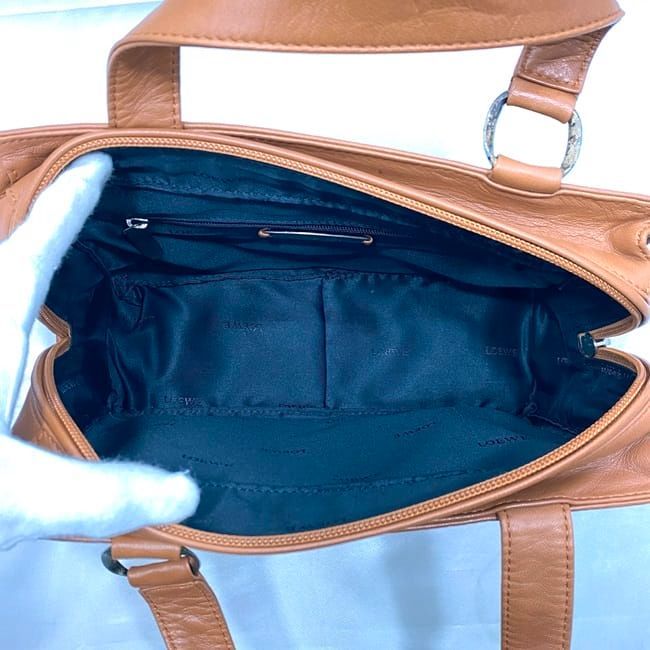 Loewe Handbag Ec21382 Brown Anagram Soft