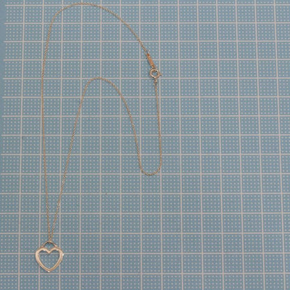 Tiffany & Co Necklace Heart Pendant Silver 925 D9979
