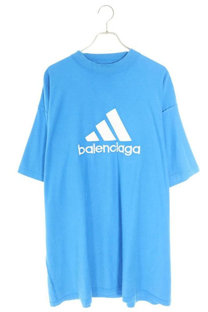 Balenciaga X Adidas 23SS 731769 Tnvp3 Logo Embroidery Inside Out T-shirt Men 4