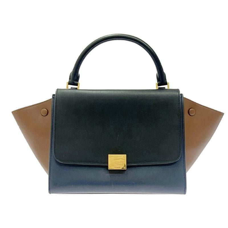 Celine Leather Trapeze 2-Way Handbag