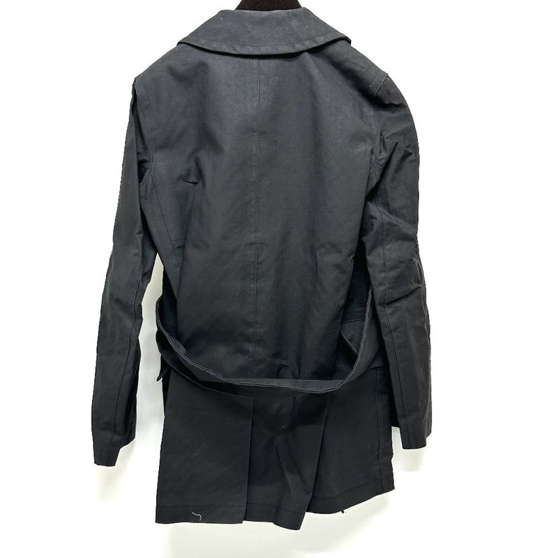 Louis Vuitton Pea Coat Mackintosh Cotton Black