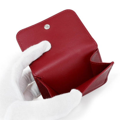 Balenciaga Trifold Wallet Cache In Burgundy