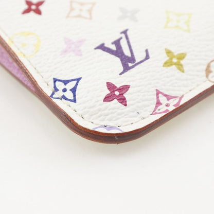 Louis Vuitton Pochette Cles M93734 Monogram Multicolor White Ca4019 Ladies Coin