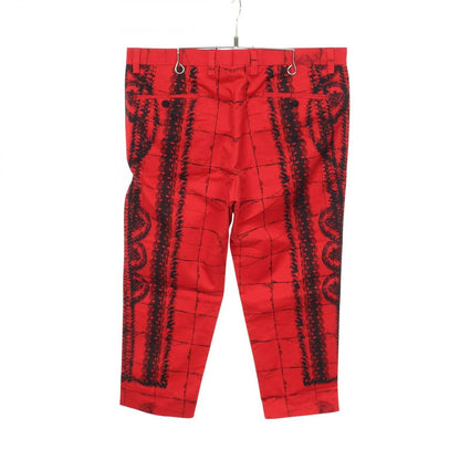 Dolce & Gabbana Pants Cotton Red Black — view 2