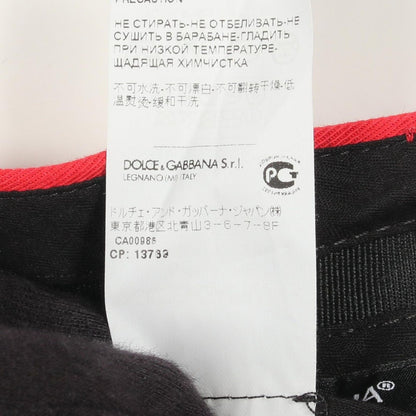 Dolce & Gabbana Pants Cotton Red Black — view 5