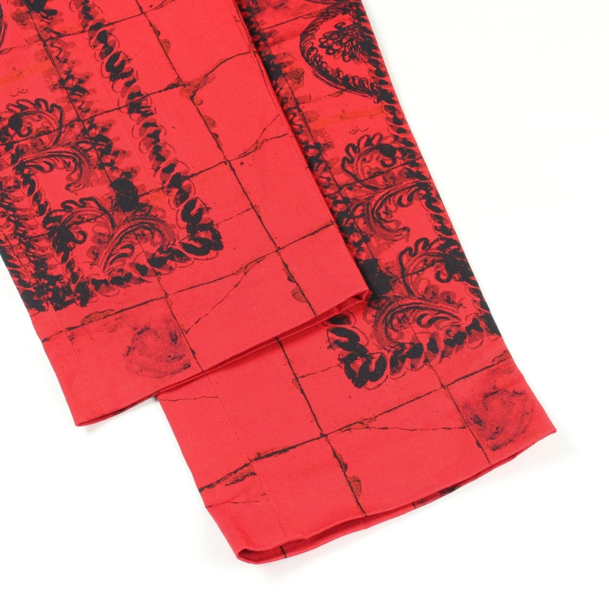 Dolce & Gabbana Pants Cotton Red Black — view 7