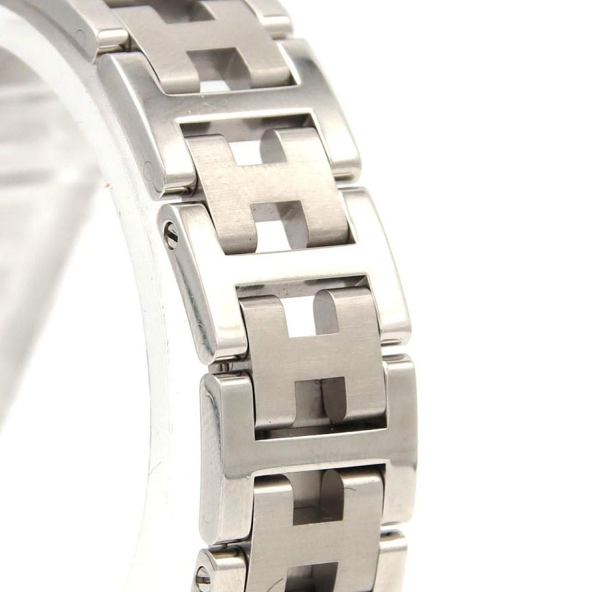 Hermes SS Quartz Watch White — view 4