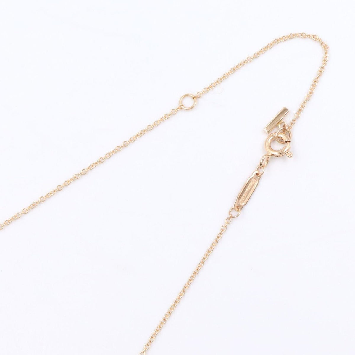 Tiffany & Co Necklace T Smile Small 40 18k Pink Gold — view 5