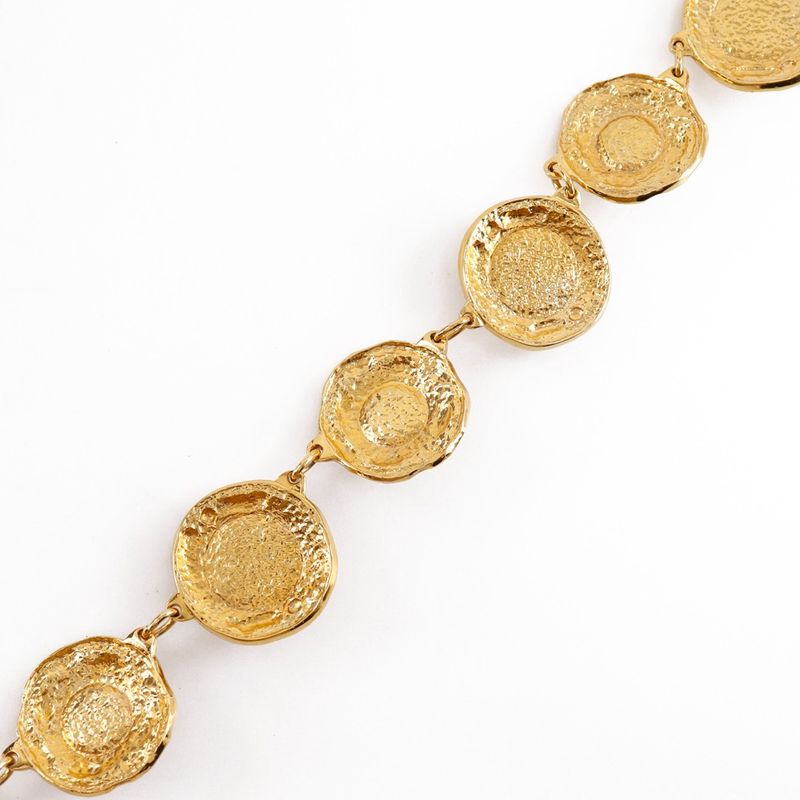 Chanel Vintage Gold Plated And Faux Pearl Ladies 138.3g Necklace