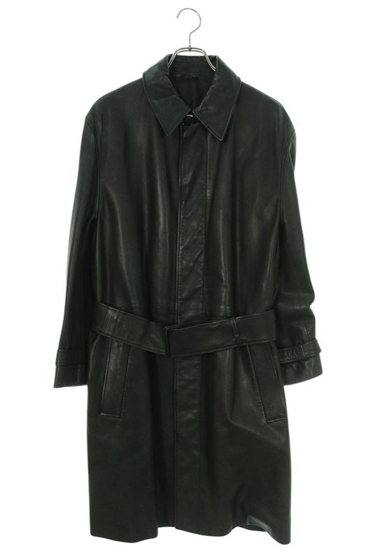 Hermes Calf Leather Chester Coat Men's 50