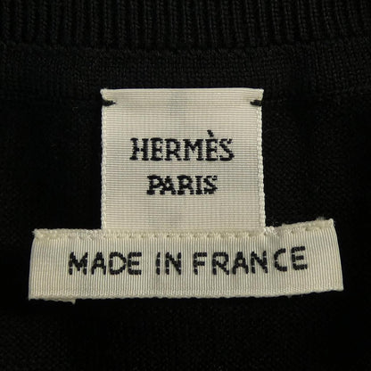 Hermes Knit Black Top Shirt 36 — view 4