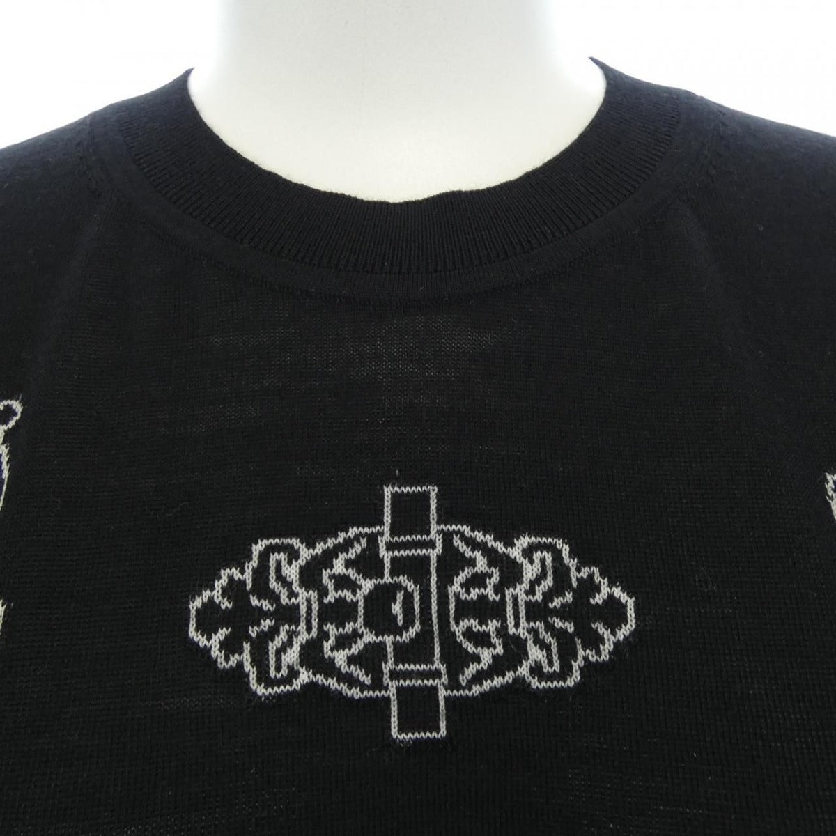 Hermes Knit Black Top Shirt 36 — view 5